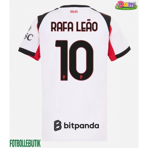 AC Milan Rafael Leao #10 Bortatröja Kvinnor 2025-26 Kortärmad